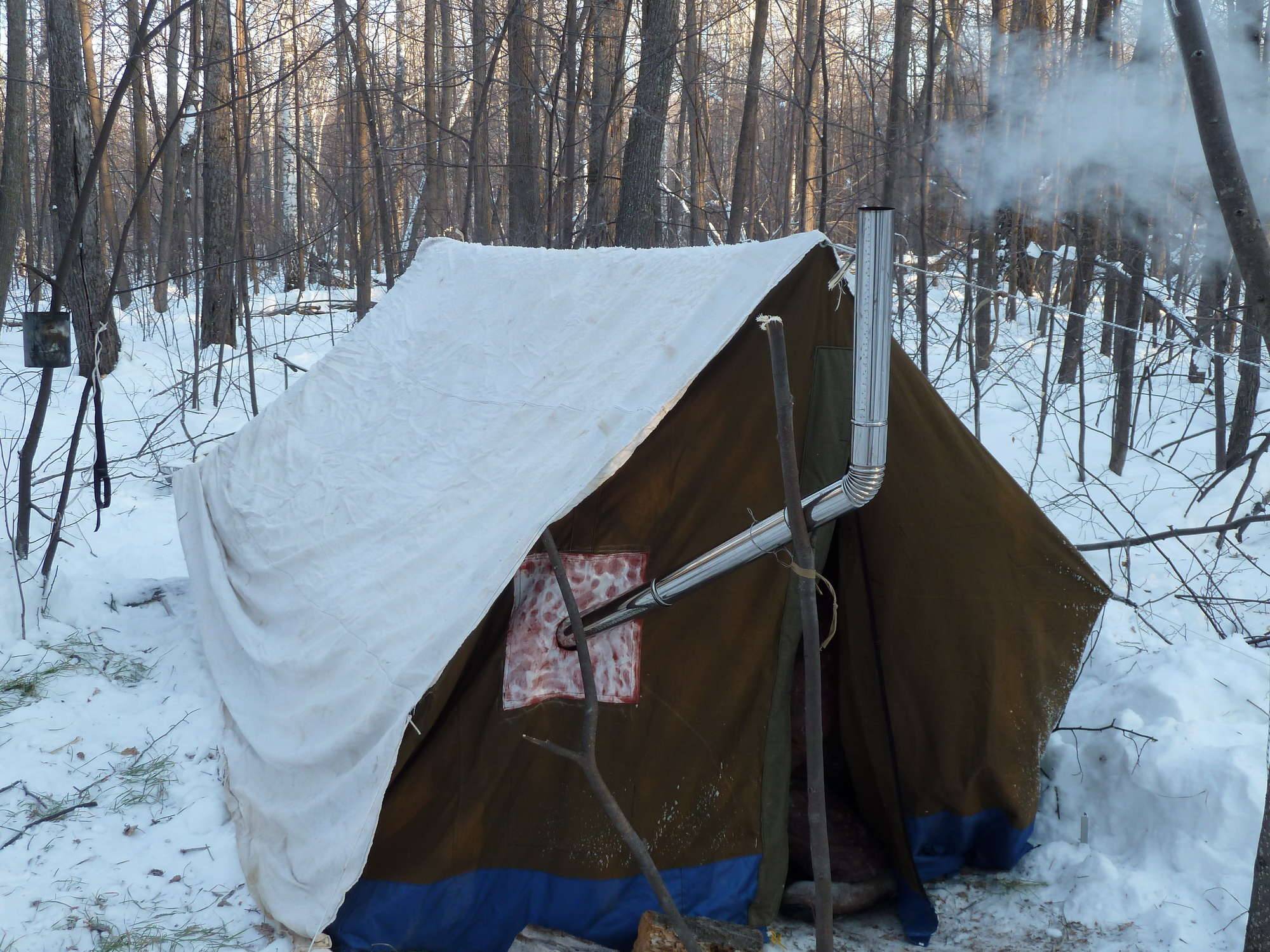 Как утеплить палатку