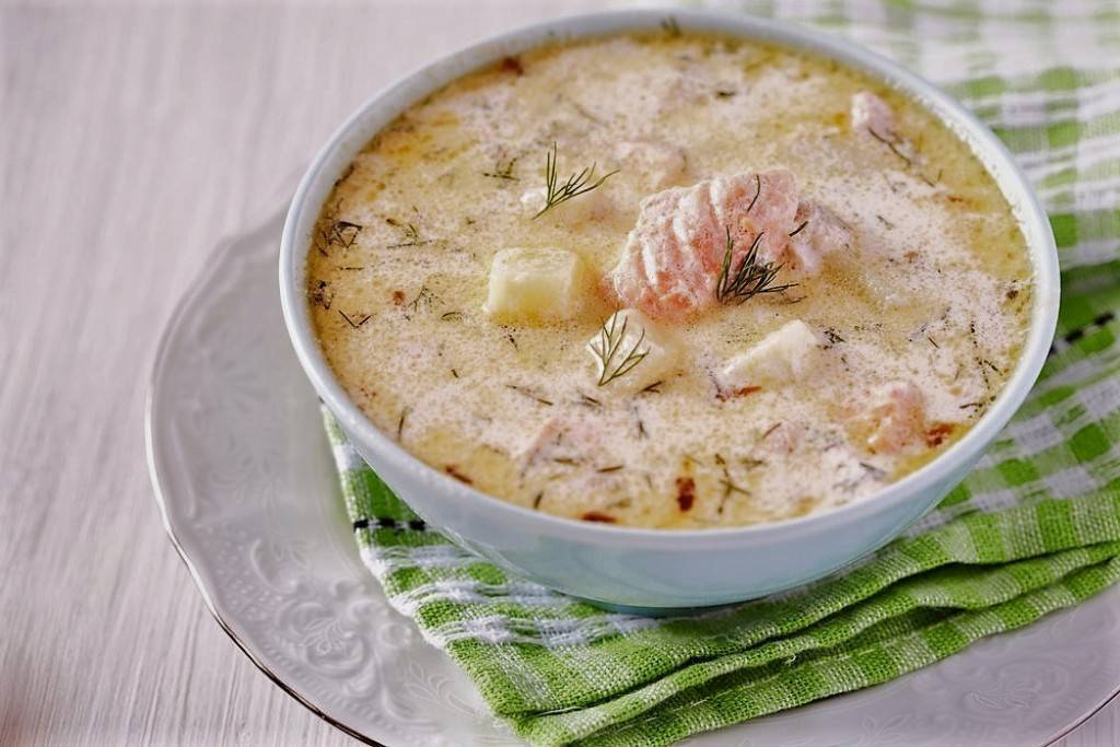 Суп из форели со сливками по-фински — ингредиенты, рецепт приготовления