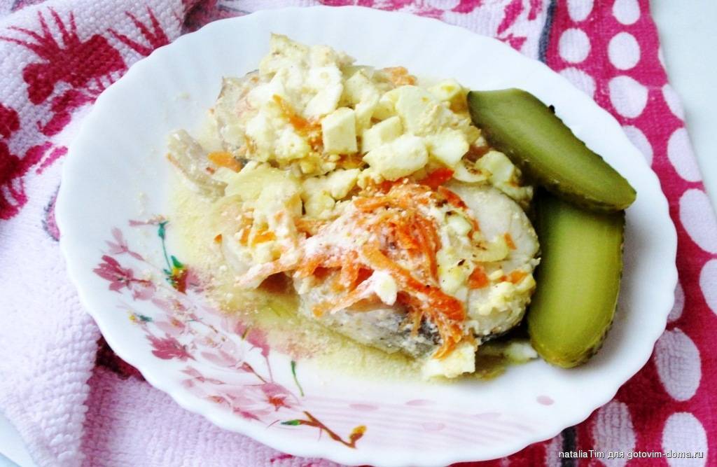 Рыба по польски с яйцом в духовке