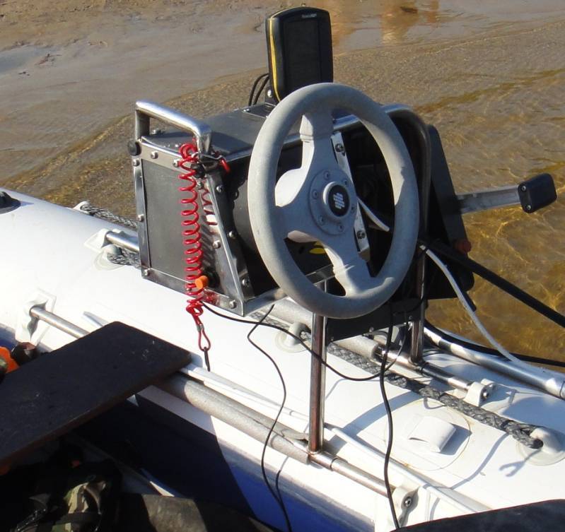 Рулевое управление на лодку: какое бывает?