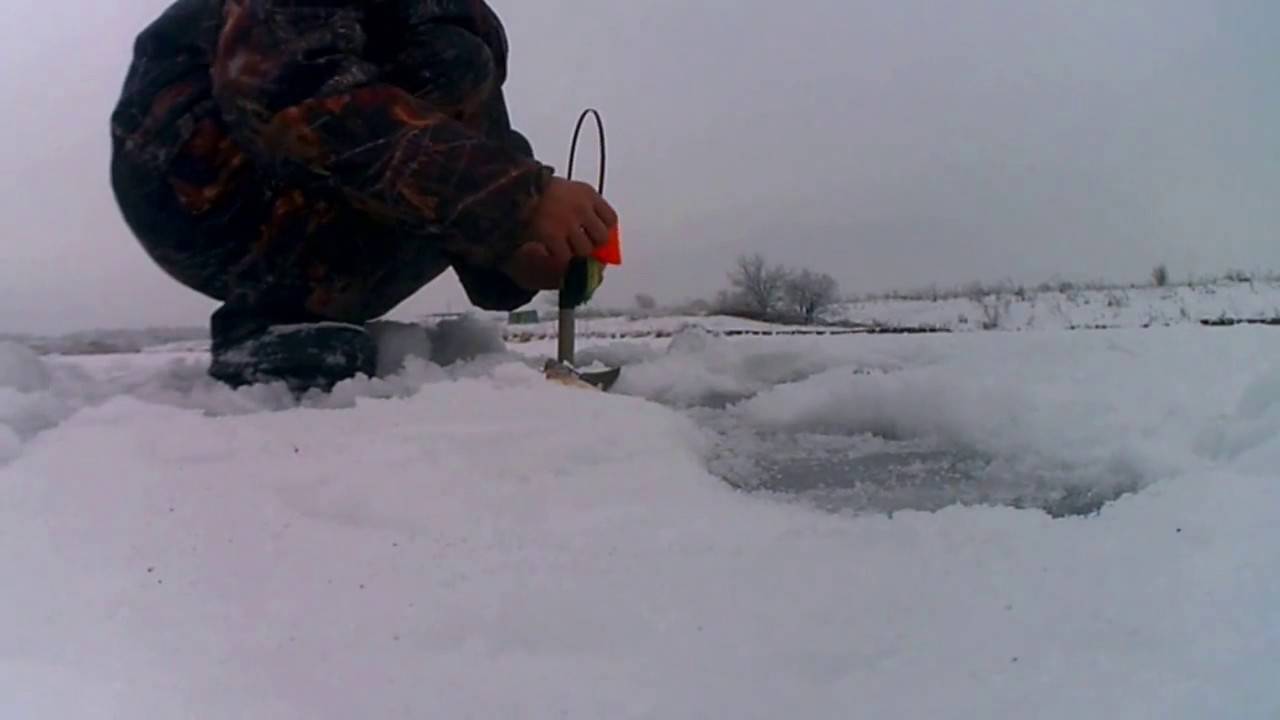 Рыбалка на косынку зимой