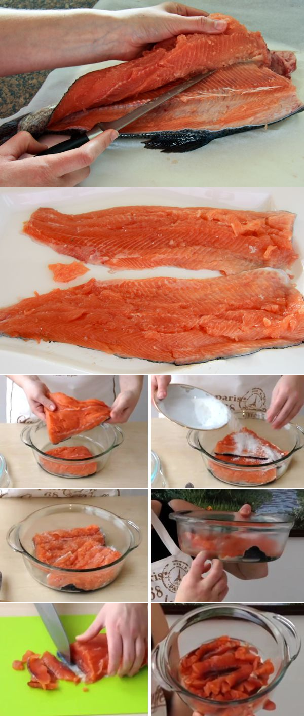 Как засолить красную рыбу в домашних условиях – пошаговый рецепт с фото