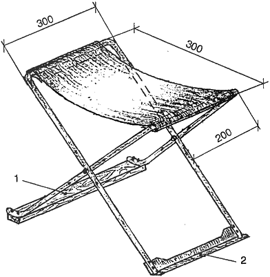 Складной стул для рыбалки своими руками чертежи