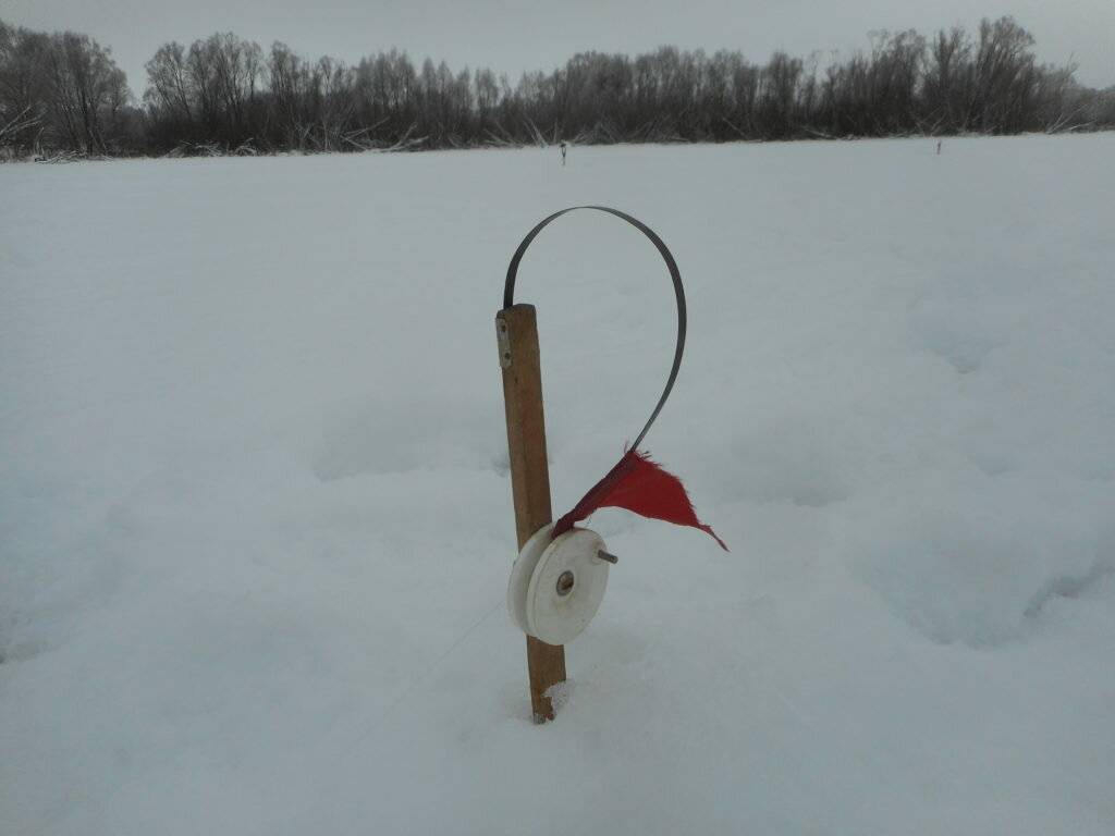 Ловля щуки по первому льду на жерлицу или «захватывающая ловля щуки в начале зимы»