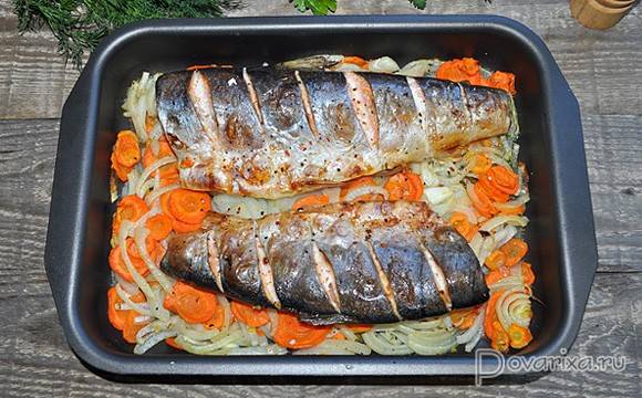 ᐉ голец с овощами - рыбные рецепты - ✅ ribalka-snasti.ru