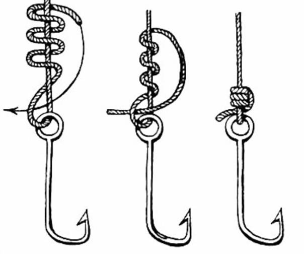 Узлы для крючков рыболовных для лески фото пошагово