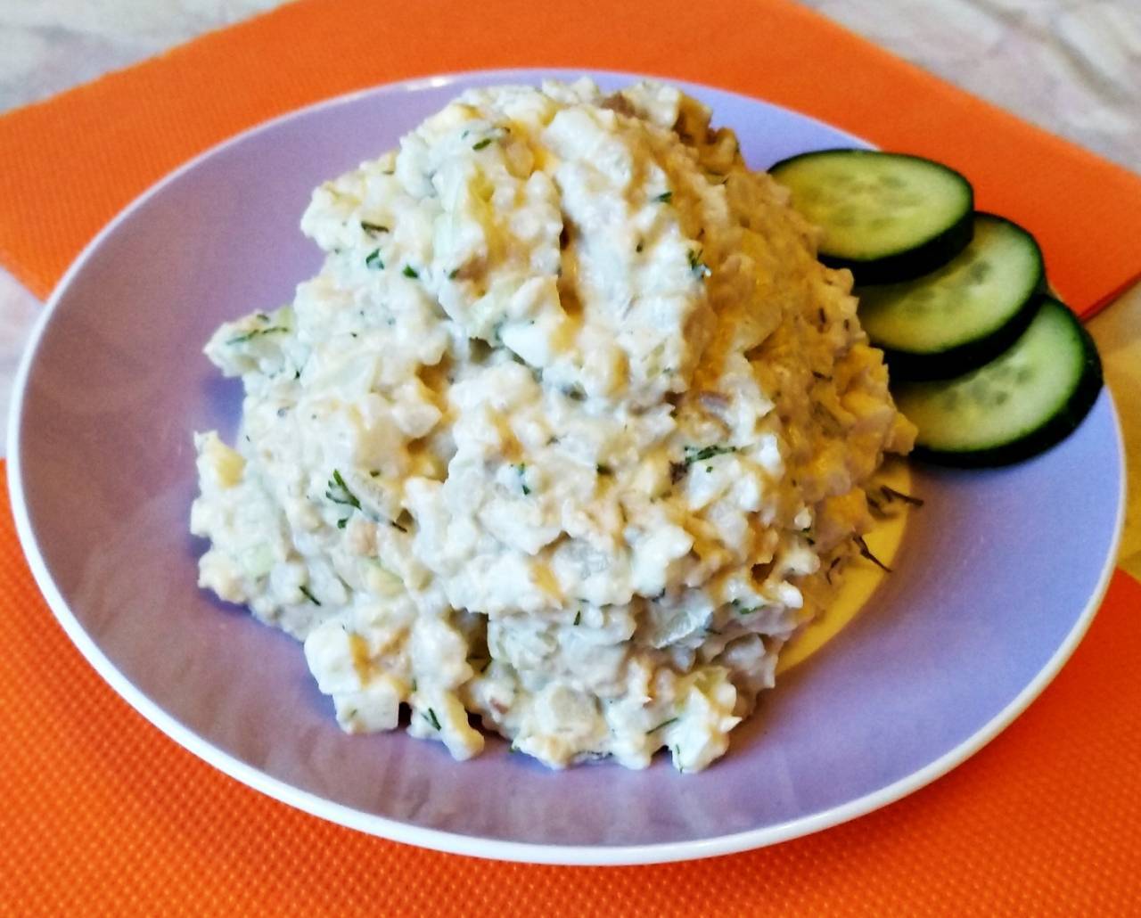 Салат из риса и рыбной консервы: пошаговый рецепт с фото