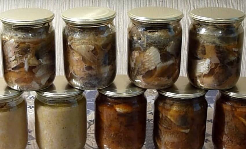 Рыбные консервы в стеклянных банках, приготовленные в духовке – 6 рецептов из разных сортов рыбы