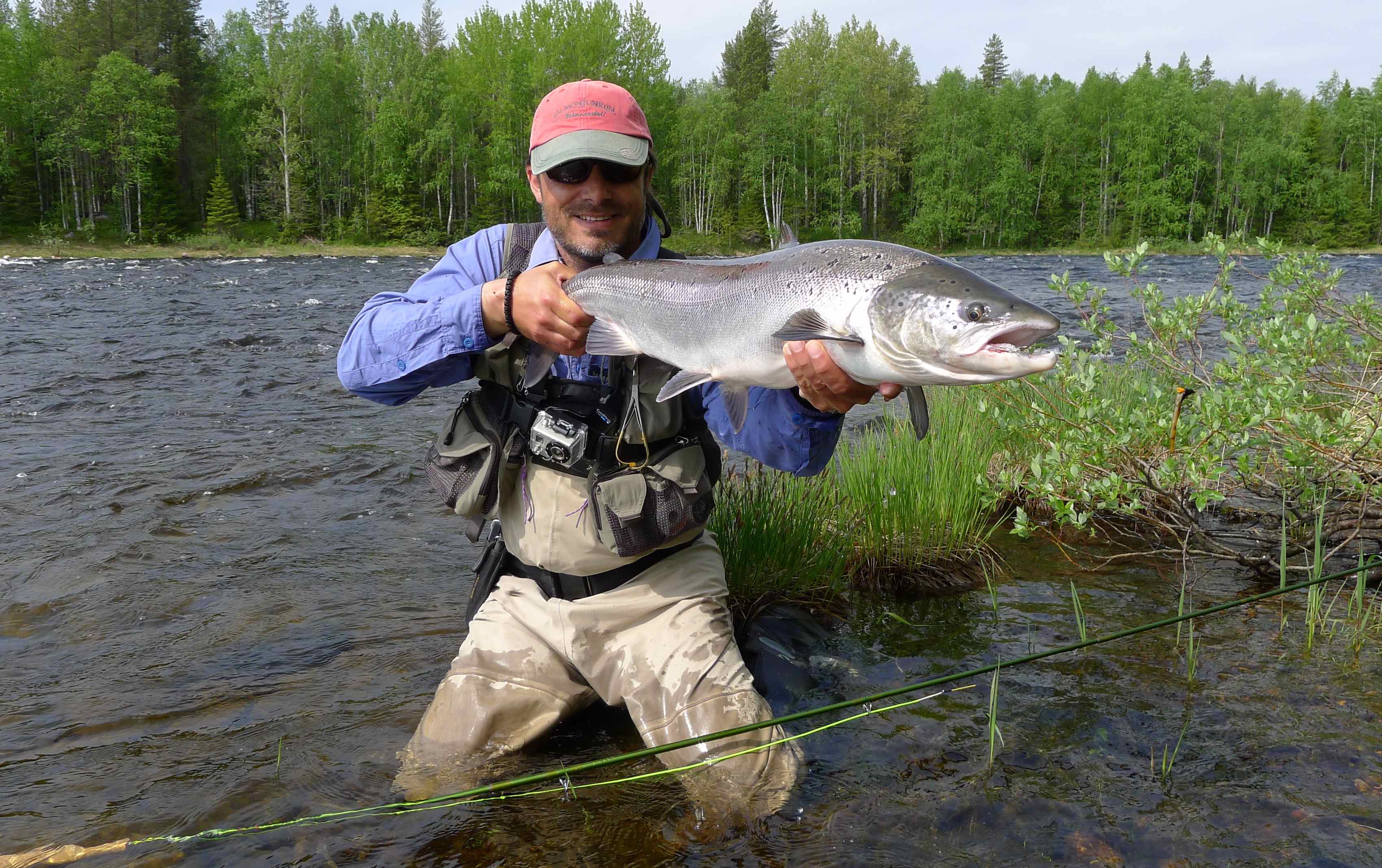 Летом приятно порыбачить на озёрах финляндии, но морская ничуть не хуже