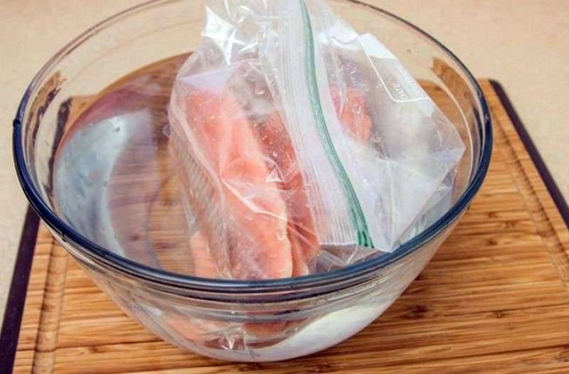 Как сделать рыбу в микроволновке в пакете