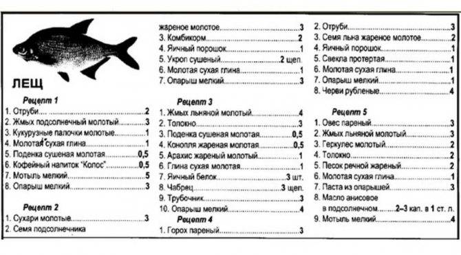 Прикормка для леща своими руками: рецепт приготовления. как приготовить прикормку для леща? :: syl.ru