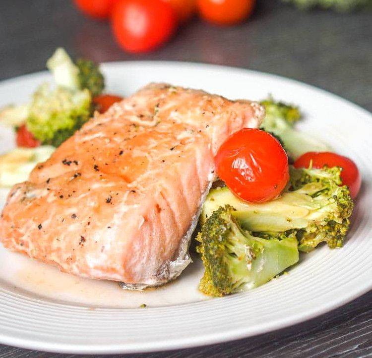 Вкусная рыба в духовке с овощами — быстрый и простой пошаговый рецепт с фото