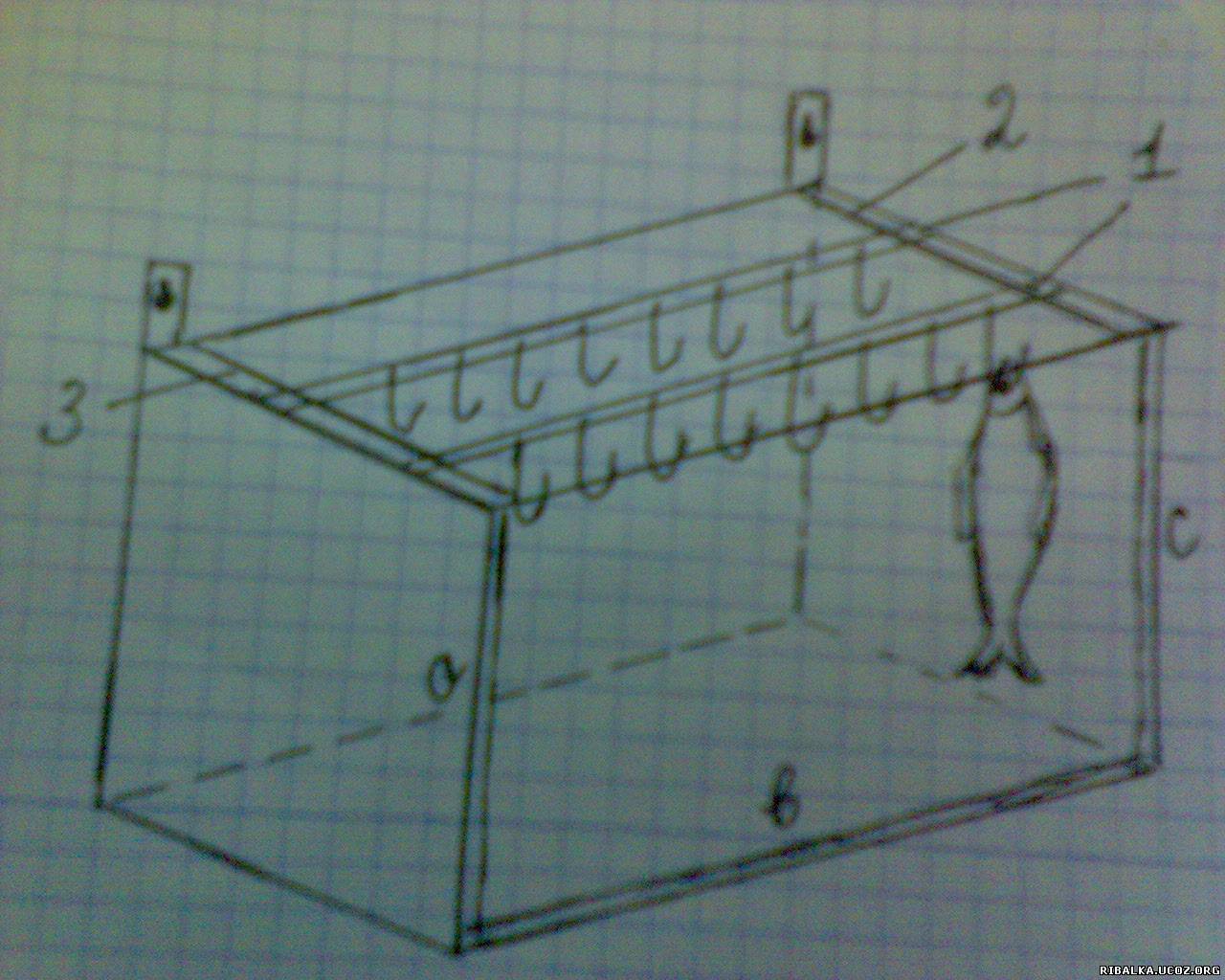 короб для вялки рыбы