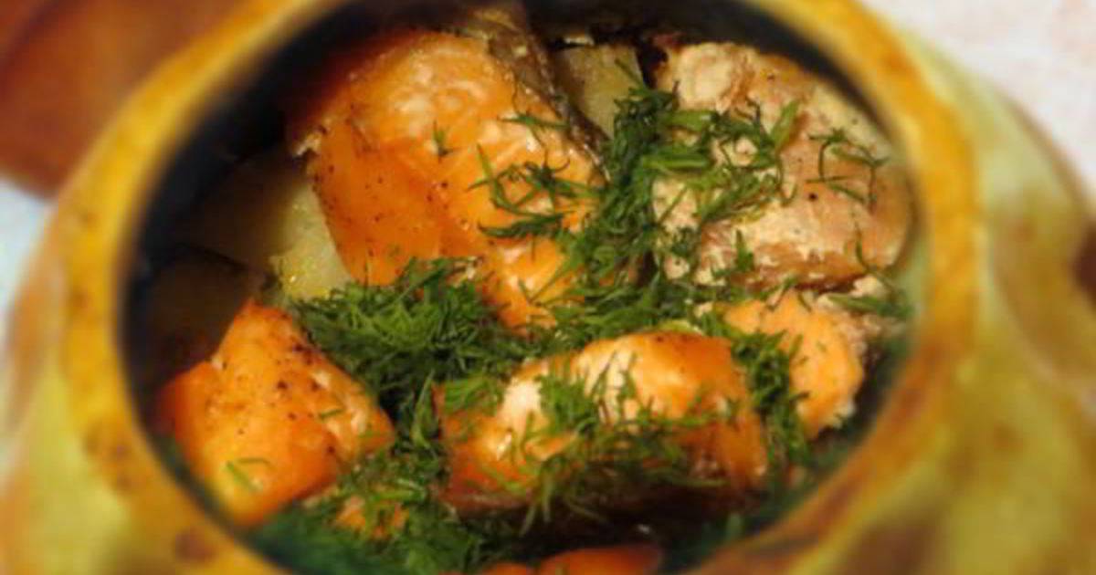 Рыба с картошкой в духовке по рецепту с фото