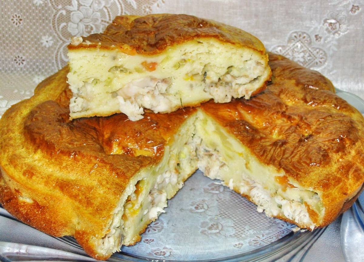 Пирог с капустой и рыбой — рецепты, как приготовить тесто