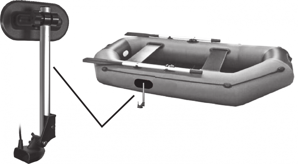 Как установить датчик эхолота на транец лодки: модели крепления, кронштейн