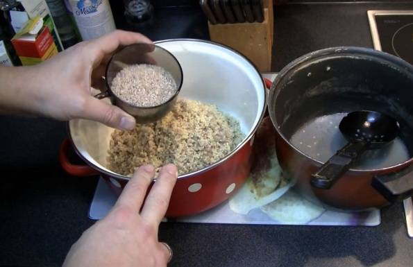 Как готовить салапинскую кашу для фидера?