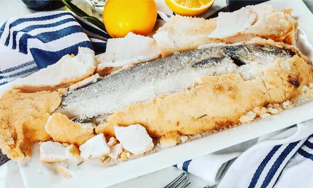 Рыба в соли из духовки