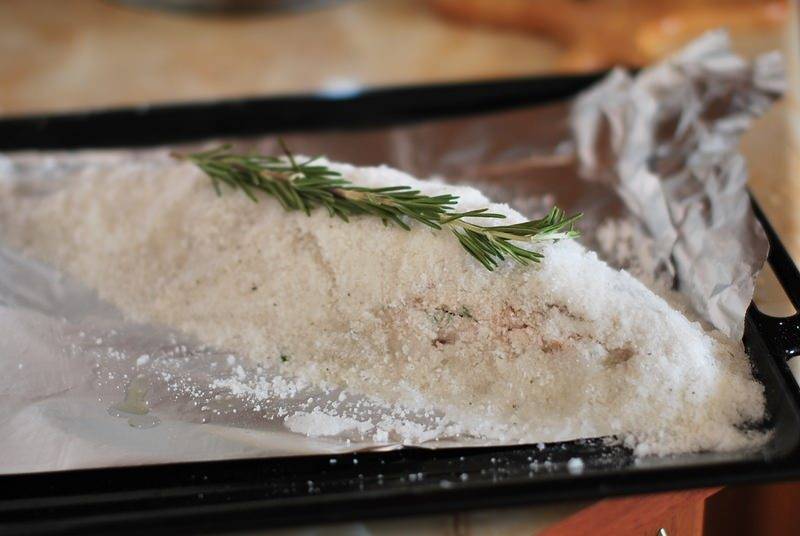Рыба в соли на мангале рецепт с фото