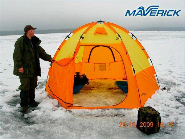 Печка для обогрева туристической палатки зимой