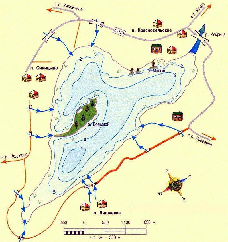 Рыболовные места нижегородской области на спиннинг - список и карта