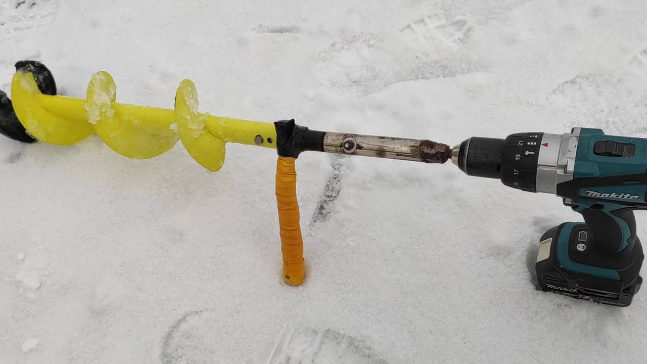 Изготовление ледобура для зимней рыбалки своими руками: использование шуруповерта, преимущества конструкции