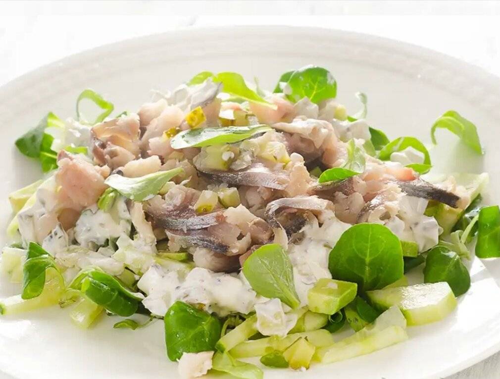 Салат с копченой рыбой — лучшие рецепты. как правильно и вкусно приготовить салат из копченой рыбы.