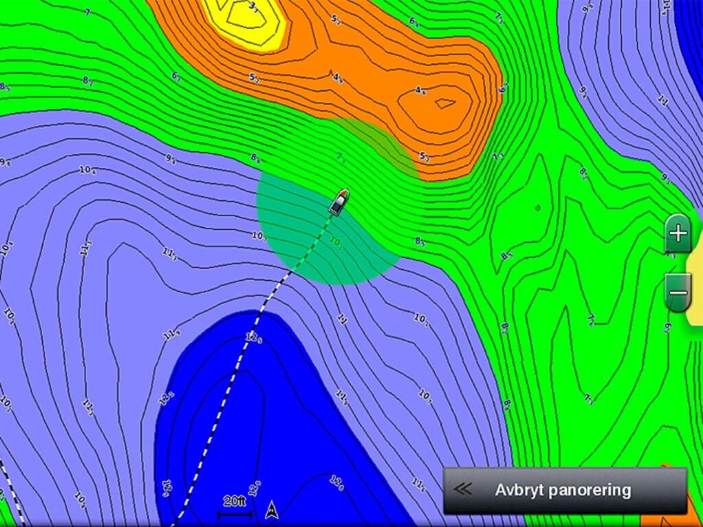 Карта глубин для эхолота lowrance