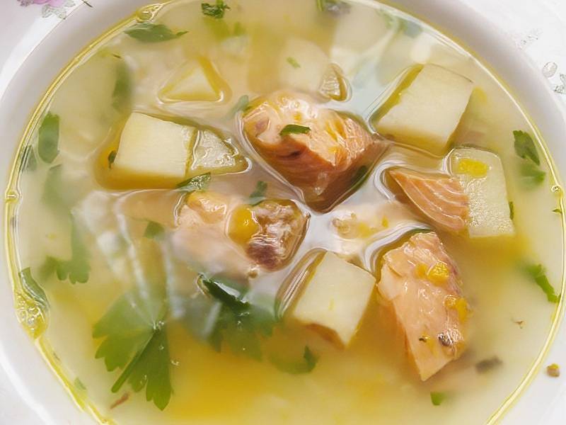Суп из горбуши - консервированной рецепт