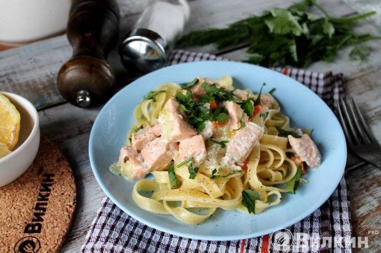 Фетучини лососем: классический рецепт приготовления итальянской пасты