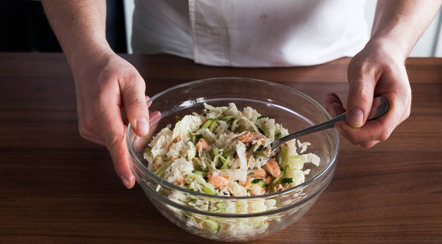 ᐉ салат из отварной рыбы с огурцами, томатами и картофелем - рыбные рецепты - ✅ ribalka-snasti.ru