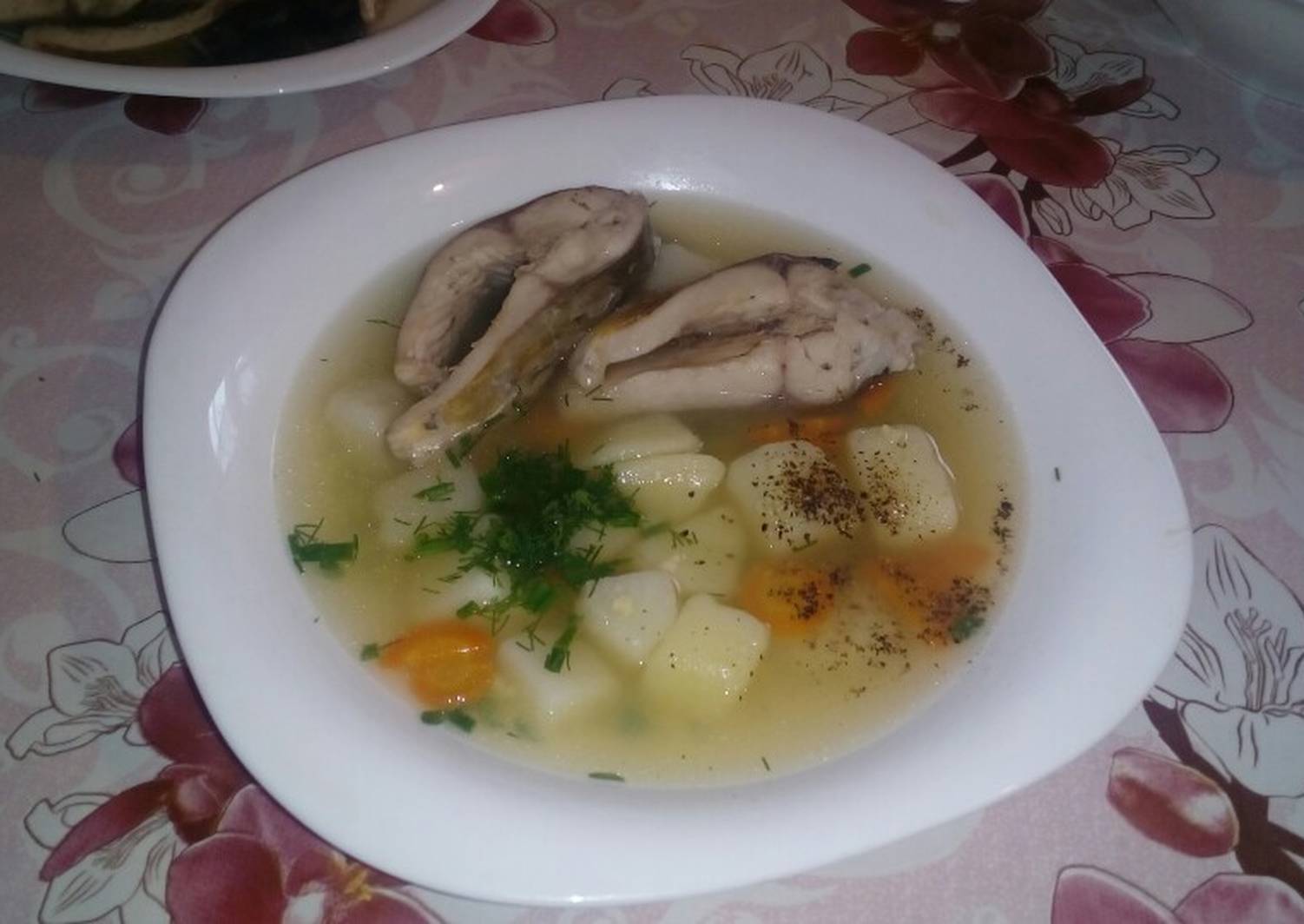 Рыбный суп из головы семги — пошаговый рецепт с фото