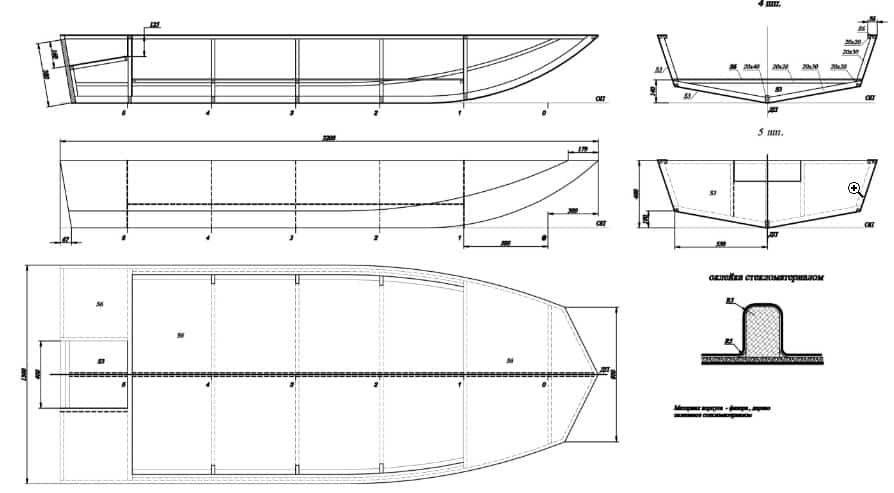 Лодка-плоскодонка своими руками (из фанеры, досок, алюминиевая): чертежи, чем лучше килевой