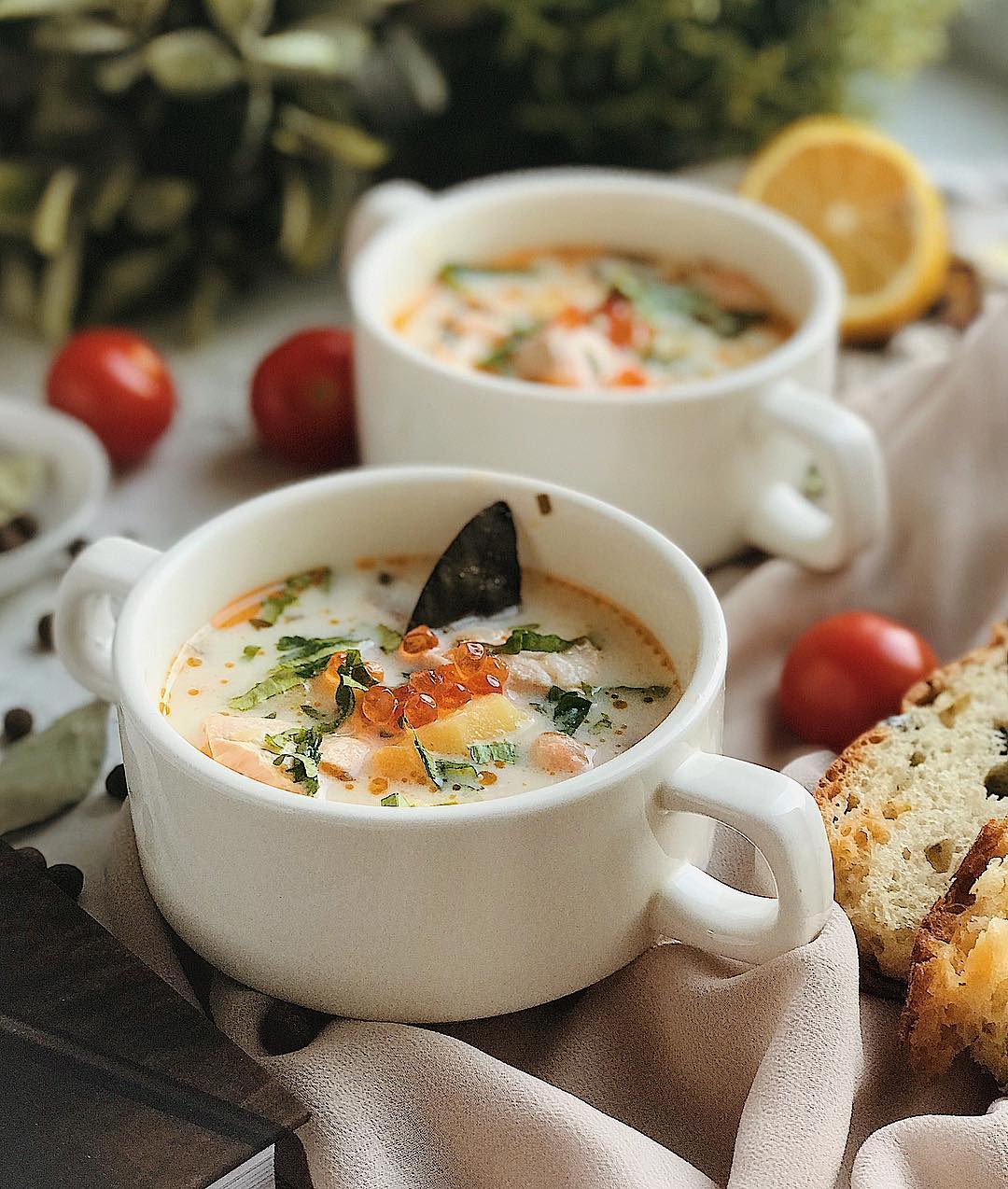Как приготовить суп из лосося со сливками рецепт с фото