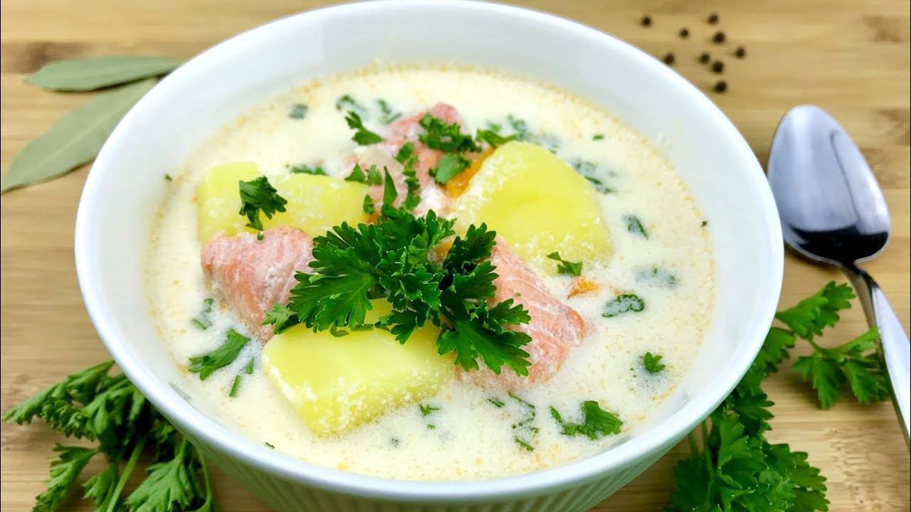 Пп-суп из красной рыбы со сливками: топ-3 рецептов