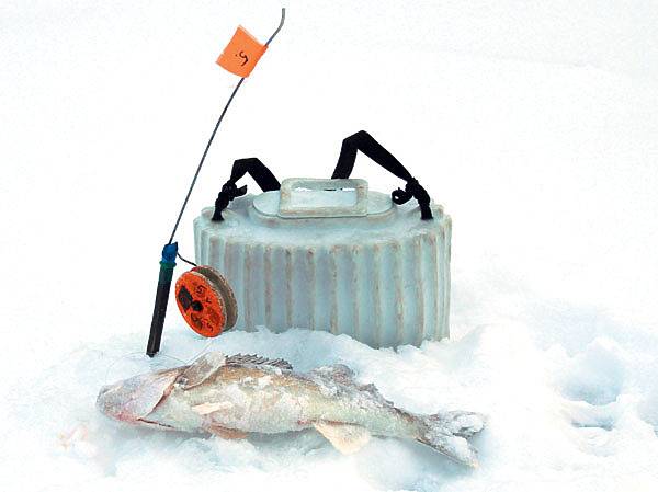 Ловля судака на тюльку зимой