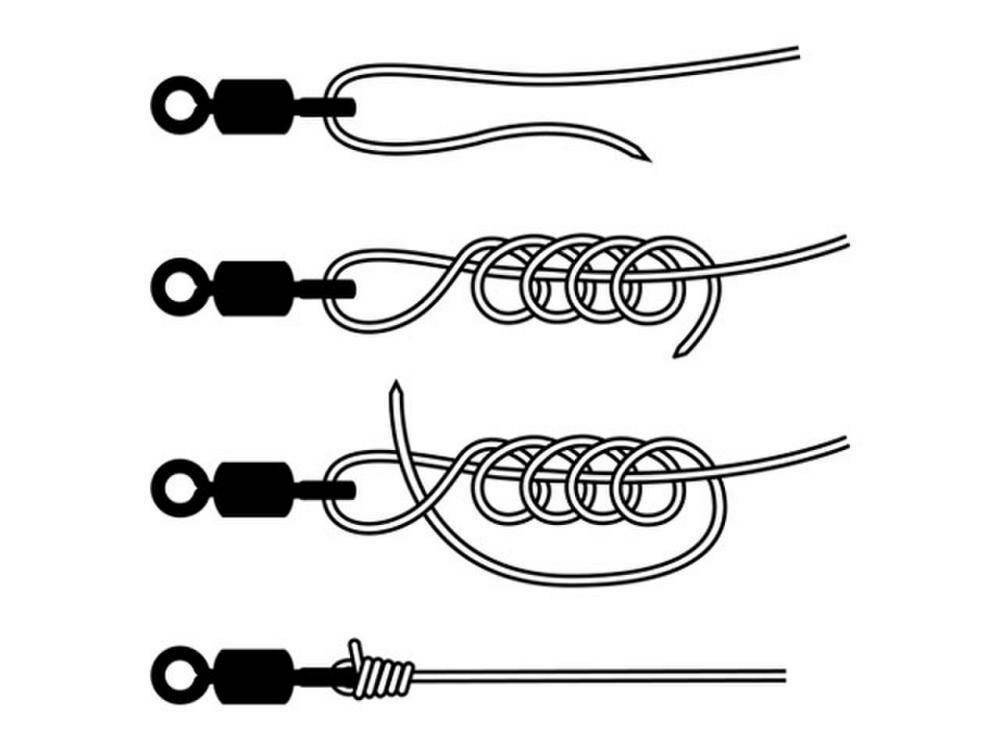 Как привязать крючок к леске: схемы 4 лучших узлов
как привязать крючок к леске: схемы 4 лучших узлов