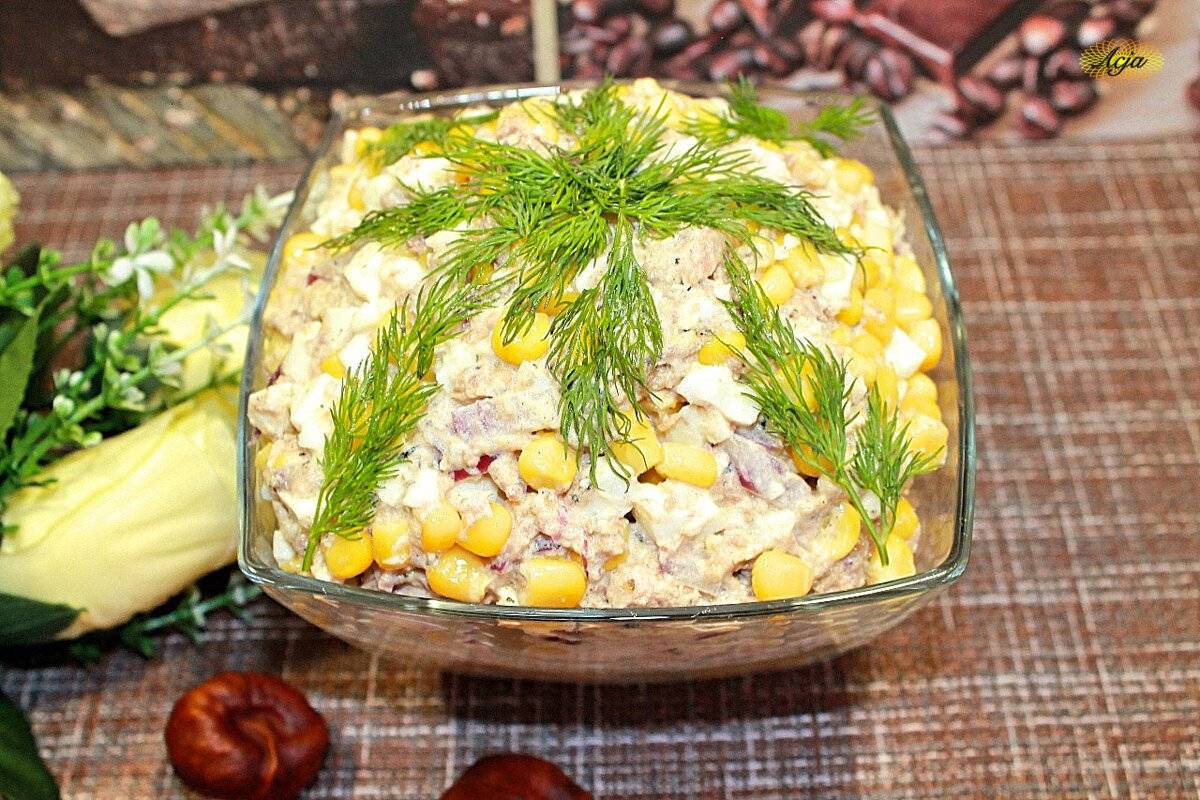 Салат с рисом и рыбными консервами – 7 рецептов приготовления