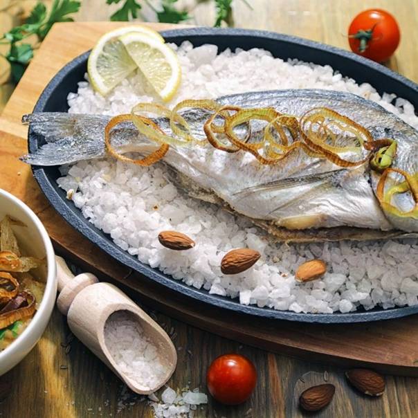 Рыба на гриле в соли — пошаговый тайский рецепт